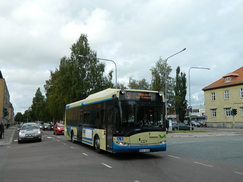 Solaris Urbino 12 LE cng, #71 Skelleftebuss Skeleftea, Szwecja