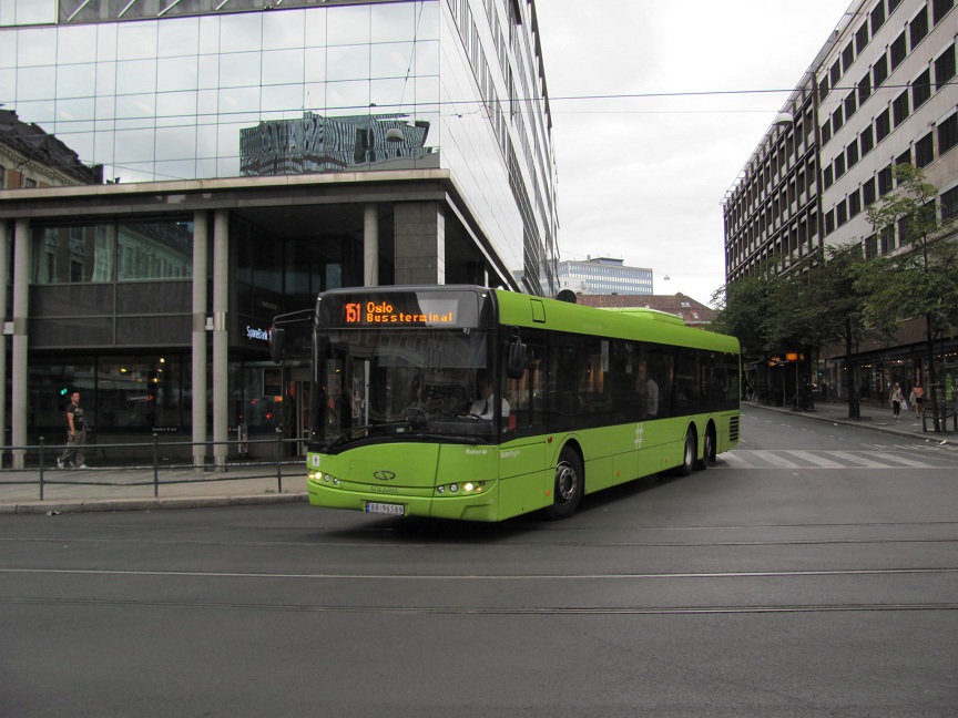 Solaris Urbino III 15 LE. Norgesbuss Baerum #8989 (Norwegia)