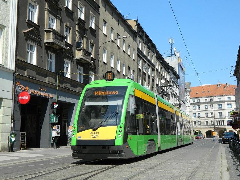Solaris Tramino S105P. MPK Poznan #521