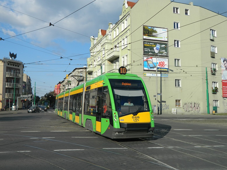 Solaris Tramino S105P. MPK Poznan #528