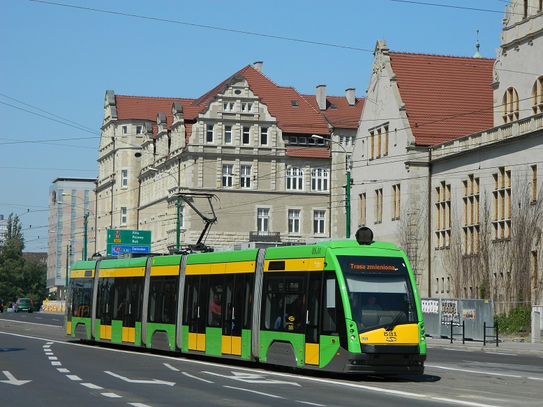 Solaris Tramino S105P. MPK Poznan #531