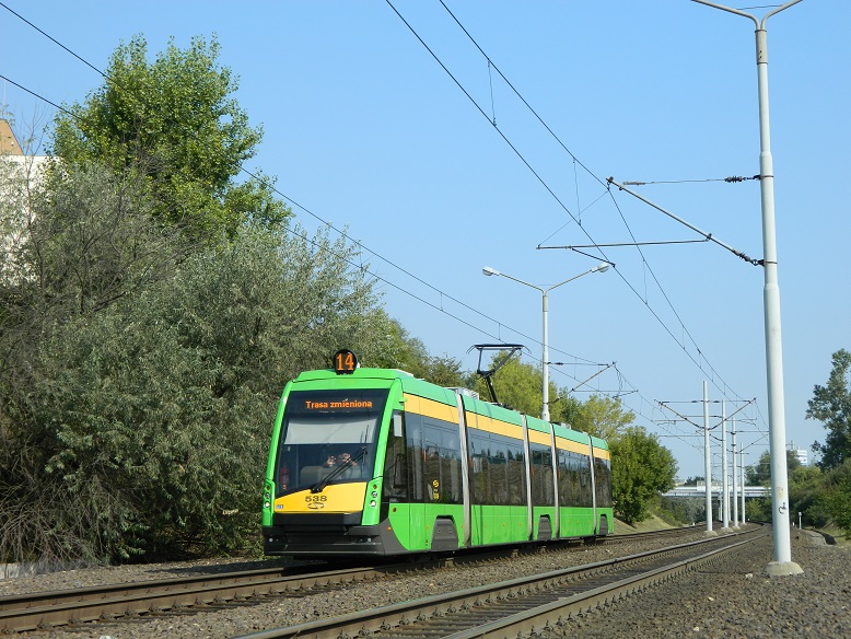 Solaris Tramino S105P. MPK Poznan #538