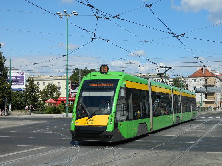 Solaris Tramino S105P. MPK Poznan #542