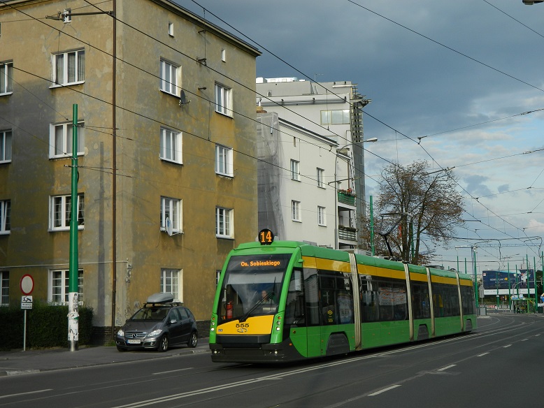 Solaris Tramino S105P. MPK Poznan #555