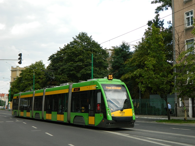 Solaris Tramino S105P. MPK Poznan #558